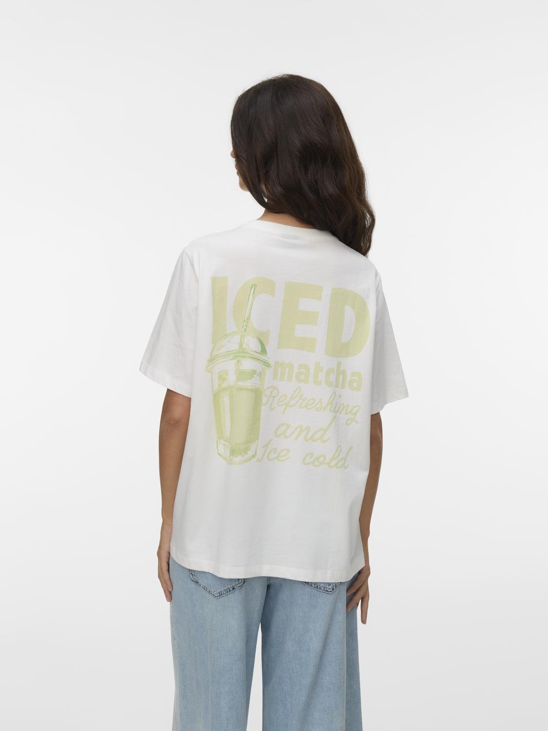 VMZANDRA T-Shirt - Snow White - VERO MODA & VILA Bergvik